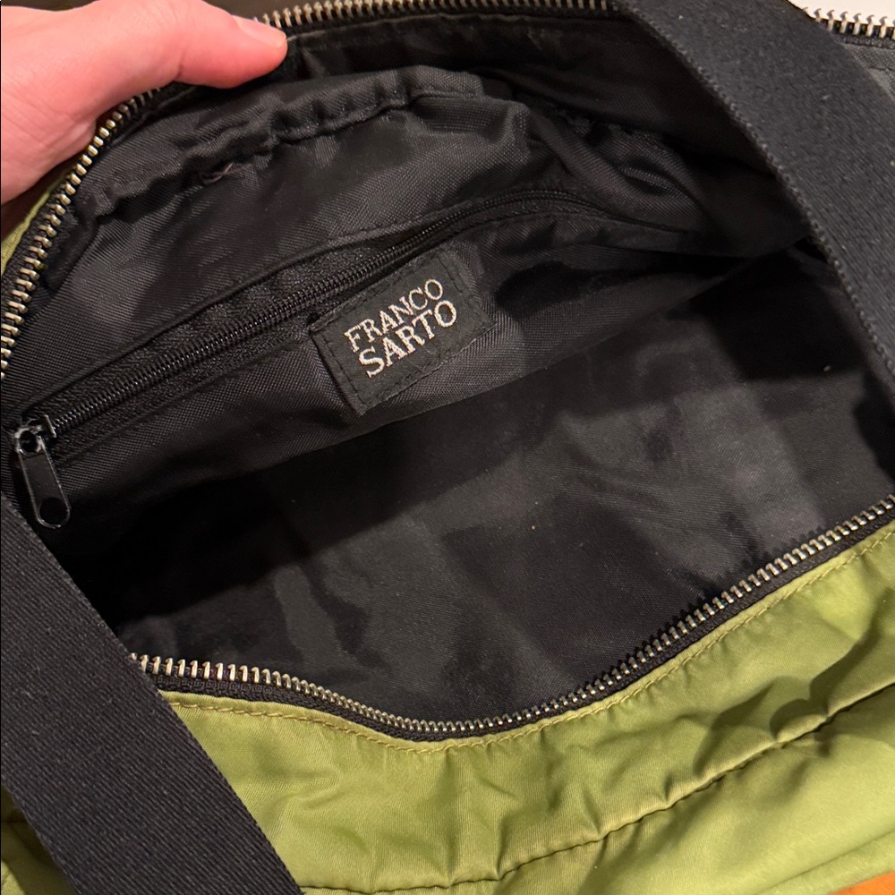 Franco Sarto Green Mini Bag with Black Straps - Picture 4 of 4